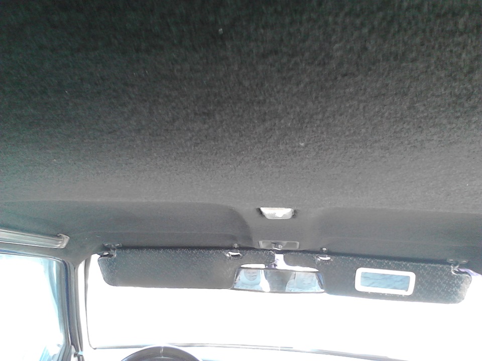 Обтянул потолок карпетом. — Lada 21099, 1,6 л, 1996 года | своими ...