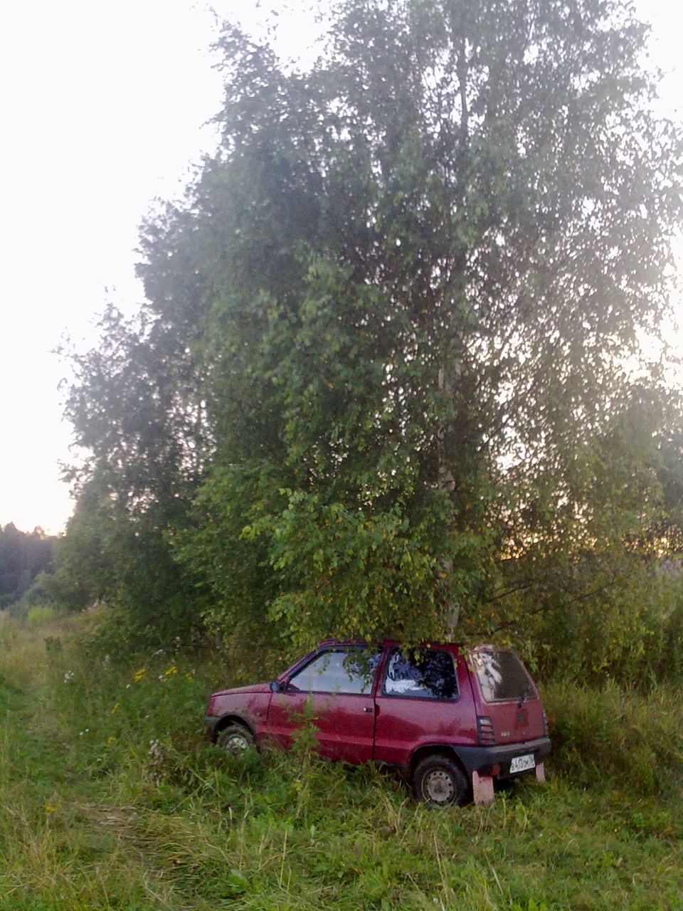 на шашлыки на природу я очень люблю ездить на машине — Lada 11113 Ока, 0,7  л, 2003 года | встреча | DRIVE2