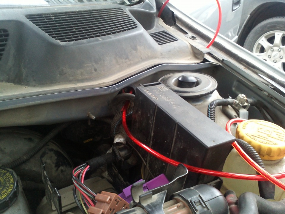 Подключение усилка — Opel Astra G, 1,6 л, 2000 года | автозвук | DRIVE2