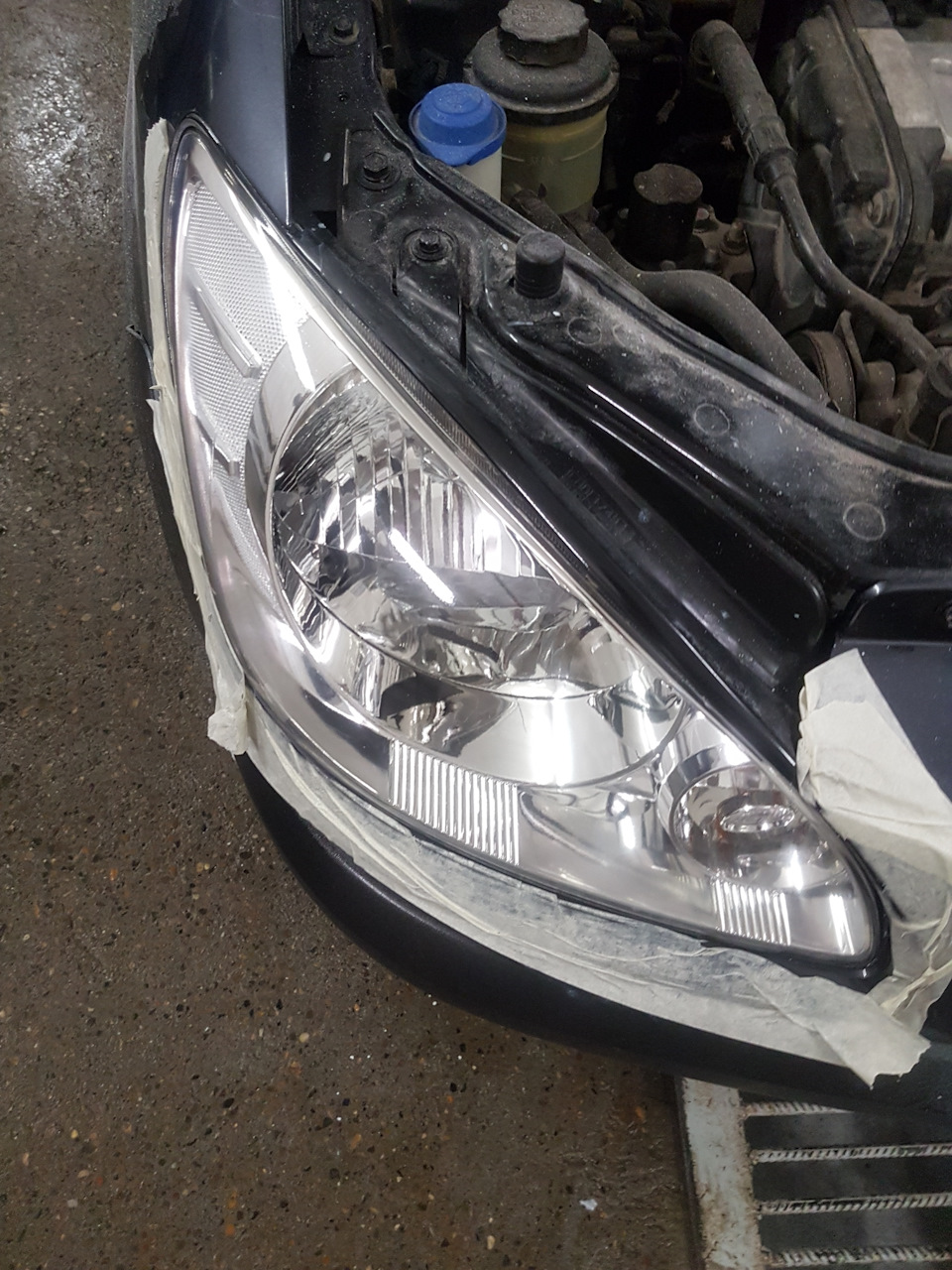 отполировал фары — Hyundai Getz, 1,4 л, 2006 года | стайлинг | DRIVE2