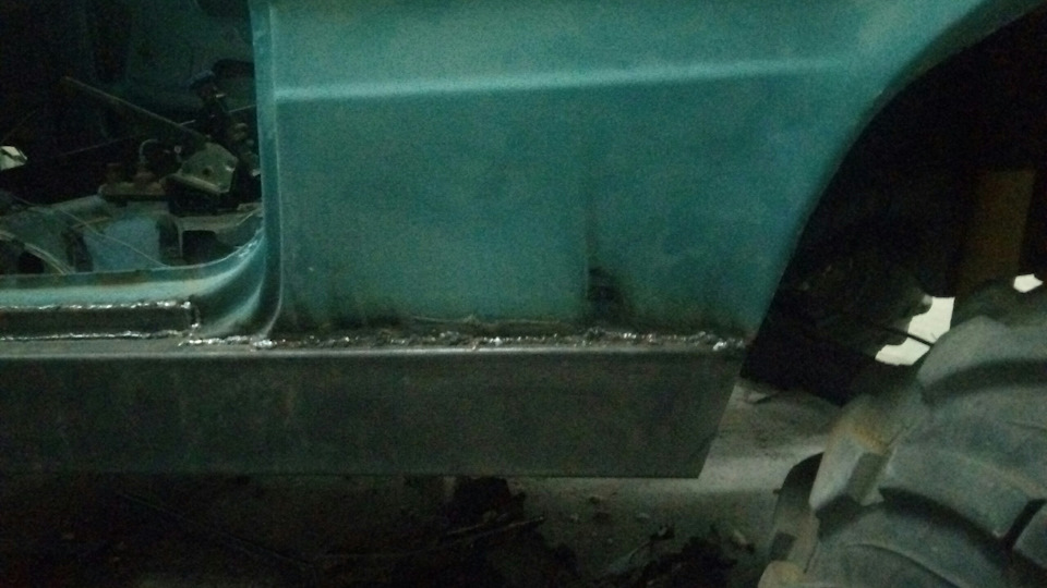 Замена порогов — Lada 11113 Ока, 0,8 л, 2000 года | кузовной ремонт ...