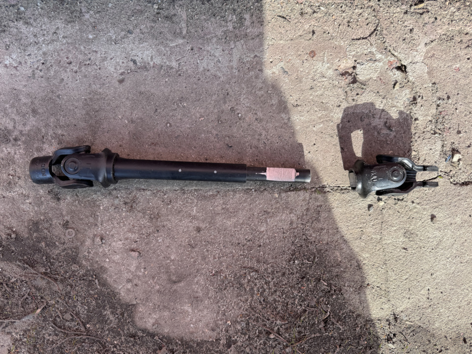 Регулируемая рулевая колонка от ПРИОРЫ в НИВУ. Часть №2: Установка ...