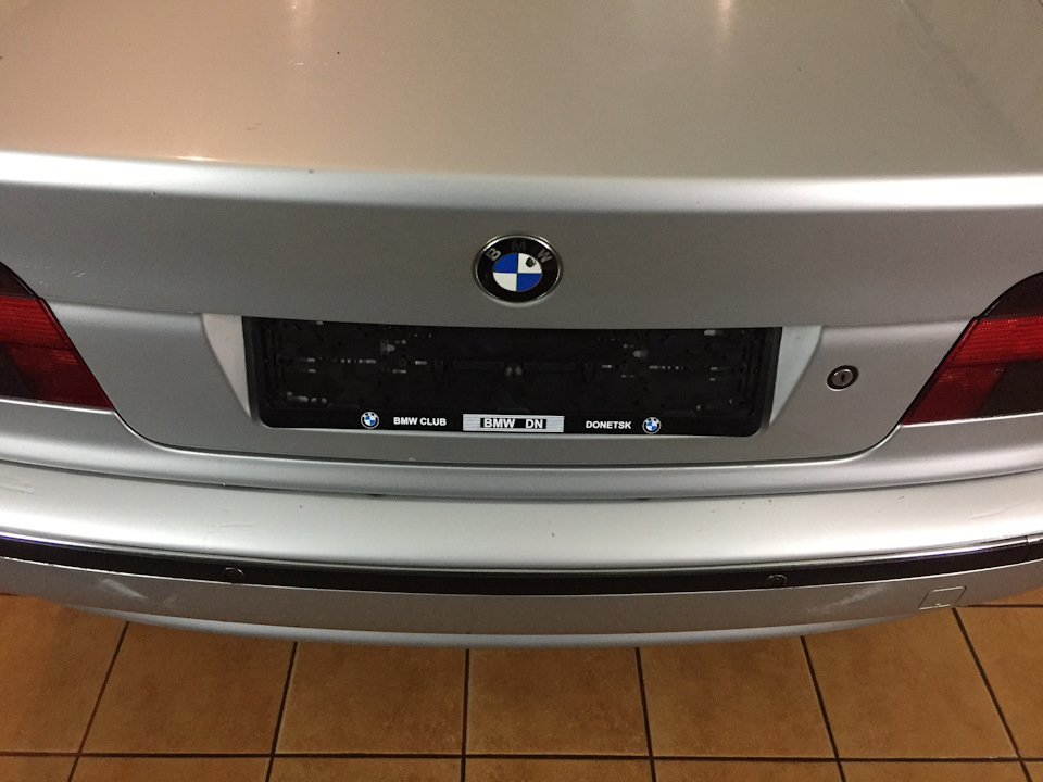 Новые номерные рамки) — BMW 5 series (E39), 2 л, 1998 года | другое ...