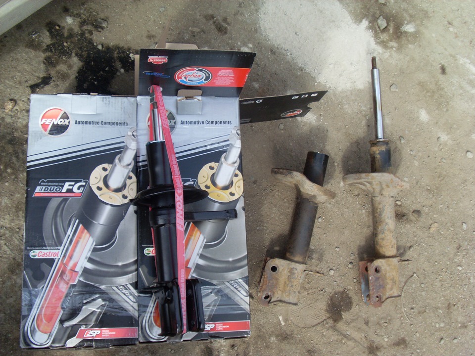 переделка задних стоек под разборные — Ford Probe II, 2 л, 1994 года ...