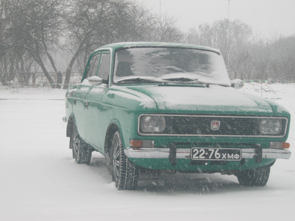 пришла долгожданная зима. — Москвич 2140, 1,7 л, 1978 года | наблюдение ...