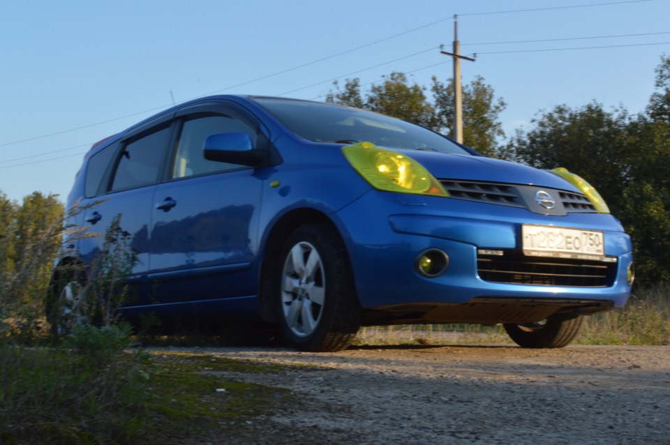 Фары пожелтели — Nissan Note (1G), 1,6 л, 2008 года | стайлинг | DRIVE2