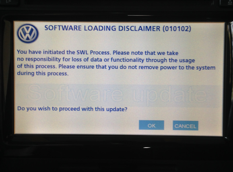 Обновление прошивки на RNS-510 — Volkswagen Passat Variant (B6), 1,9 л ...