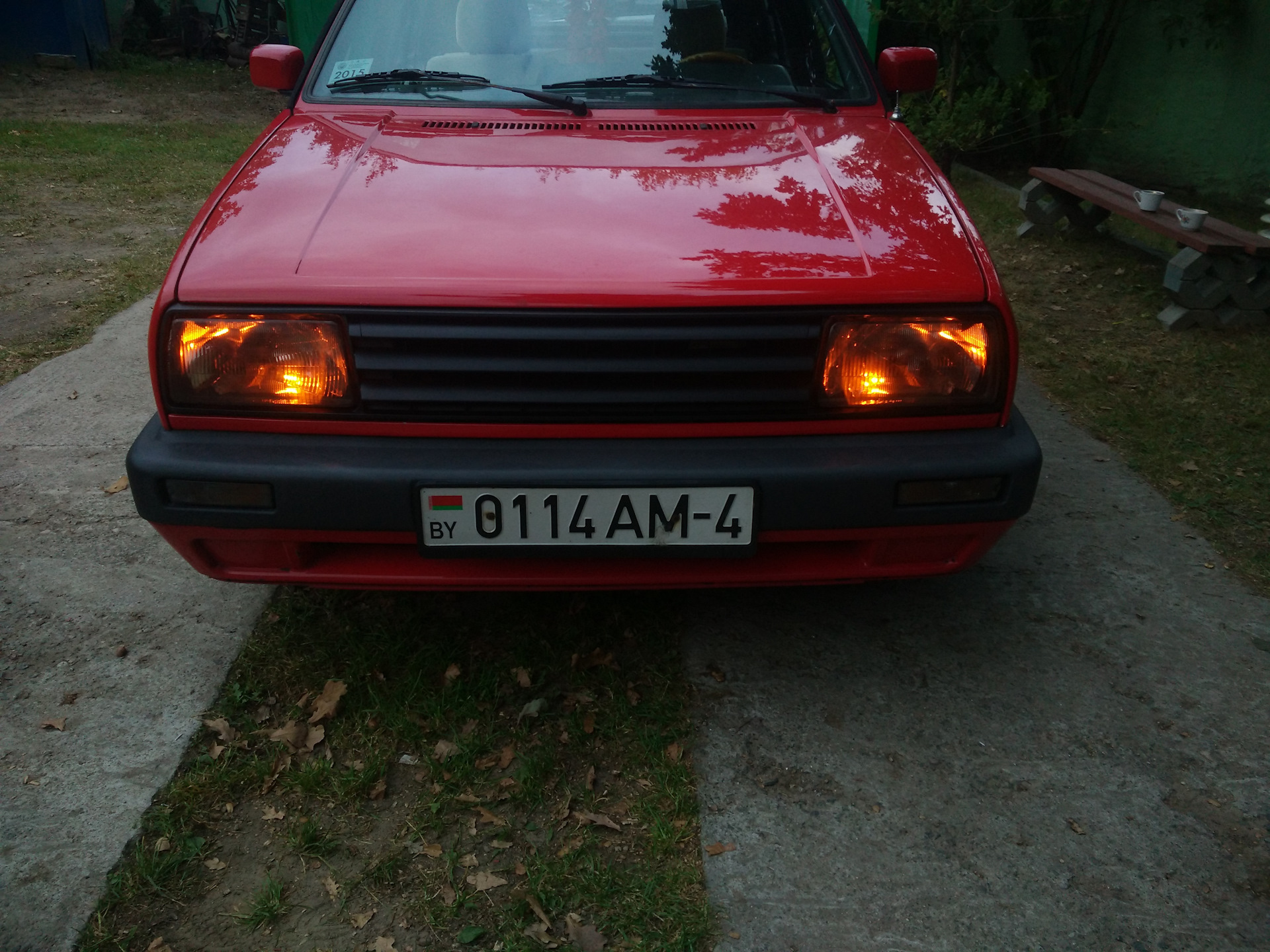 оранжевые фары