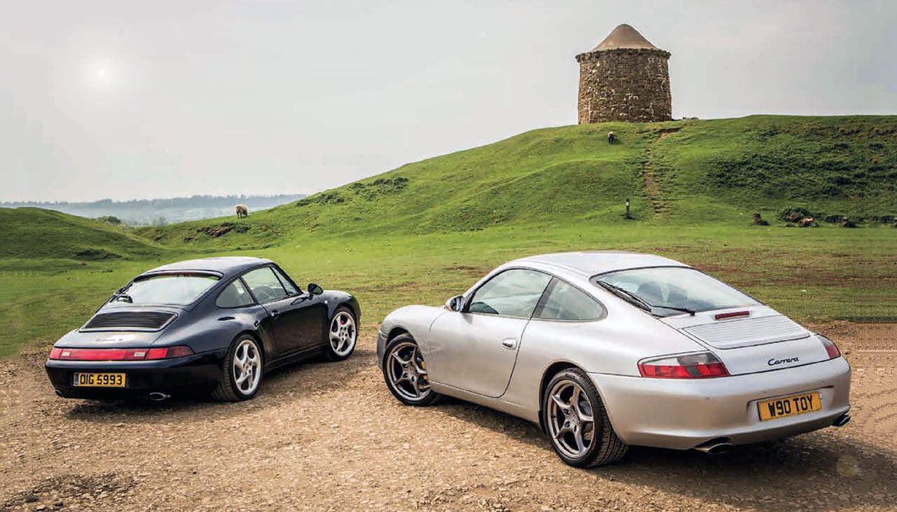 Porsche 911 (993) vs. 911 (996) — Драйверские опыты Давида Чирони — Porsche  911 (996), 3,6 л, 2001 года | видео | DRIVE2