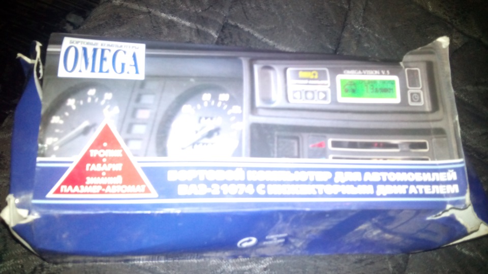 Бортовой компьютер "Омега T-07M" — Lada 21074, 1,6 л, 2010 года ...