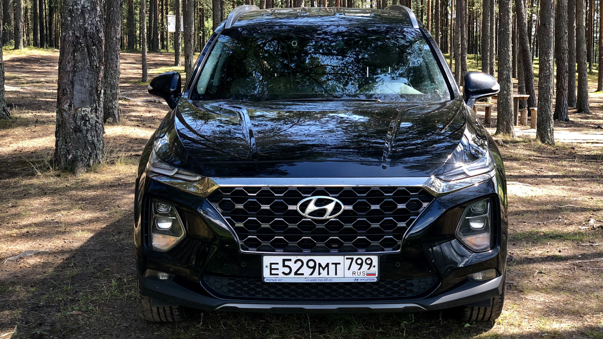 Hyundai Santa Fe (4G) 2.4 бензиновый 2018 | Санта на DRIVE2