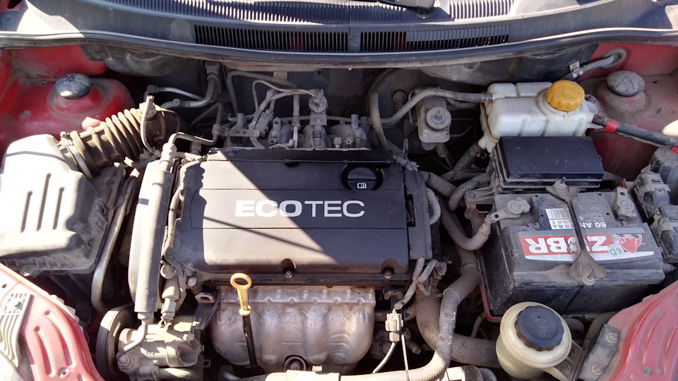 Сказ о внимательном автослесаре. — Chevrolet Aveo Sedan (1G), 1,4 л ...