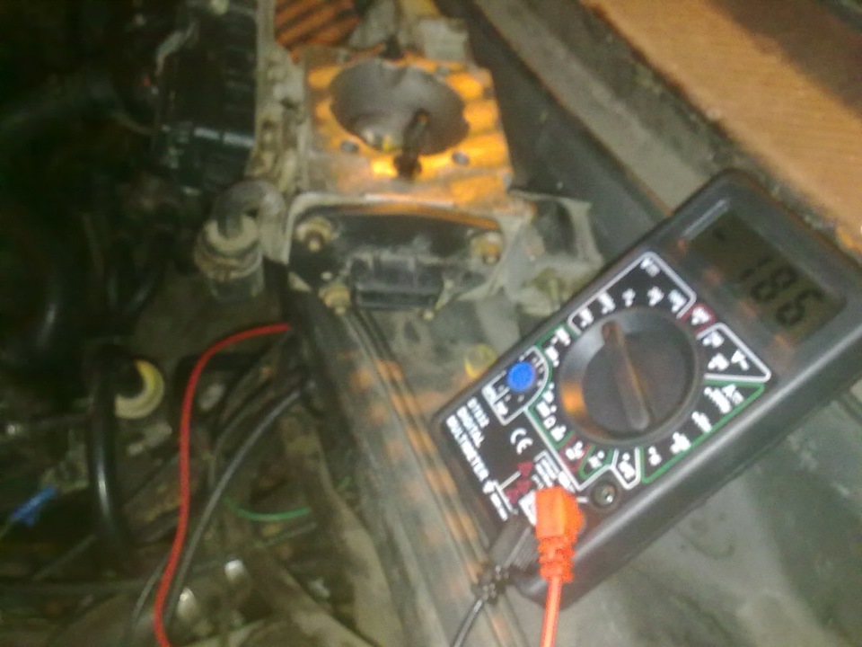 настройка дроссельной заслонки и чистка моноджетроника гольф2 ...