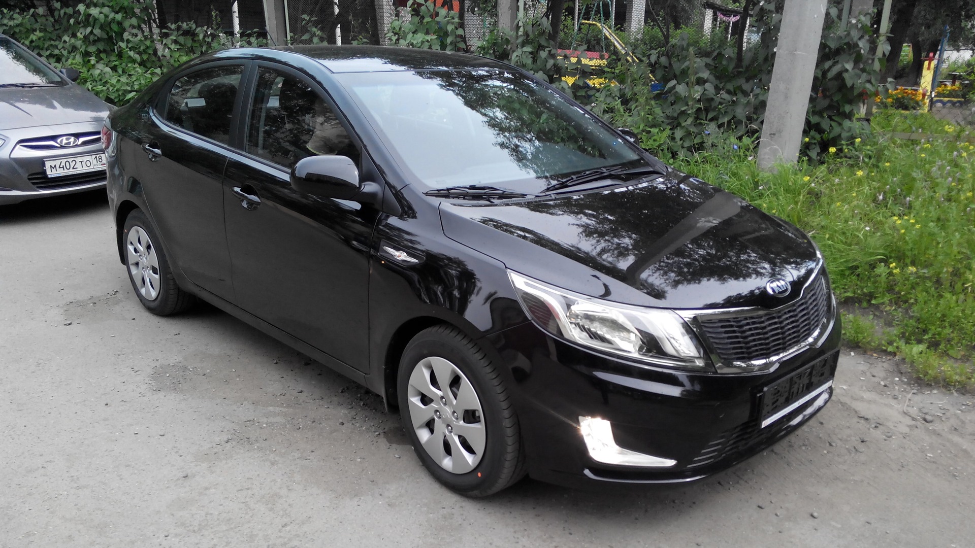 Kia Rio 2014 черная