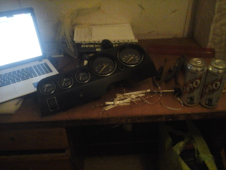 подсветка приборов — Lada 2106, 1,6 л, 1984 года | своими руками | DRIVE2