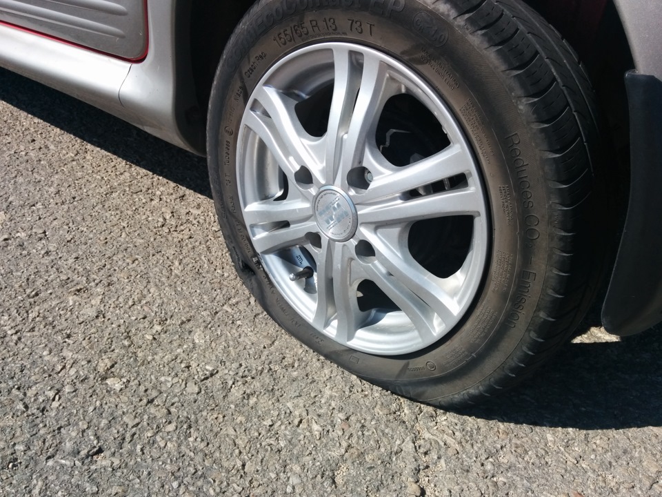 Помогайте ближним своим, или как я пробила колесо… — Daewoo Matiz (M100 ...