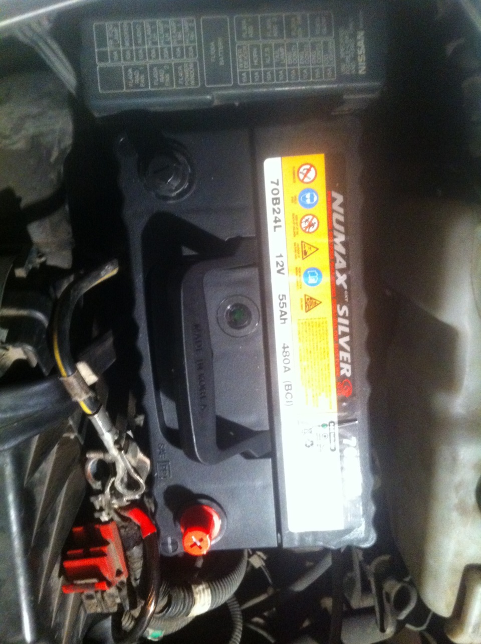 Поменял свечи и купил новый аккумулятор — Nissan Avenir (2G), 1,8 л ...