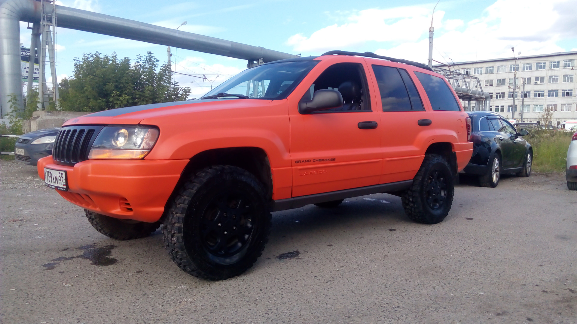 Jeep Grand Cherokee (WJ) 4.0 бензиновый 2001 | -оранжевый RAPTOR на DRIVE2