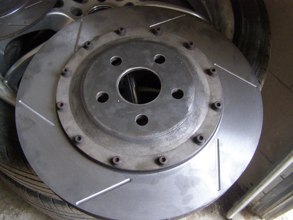 Dead groove brake discs  notches