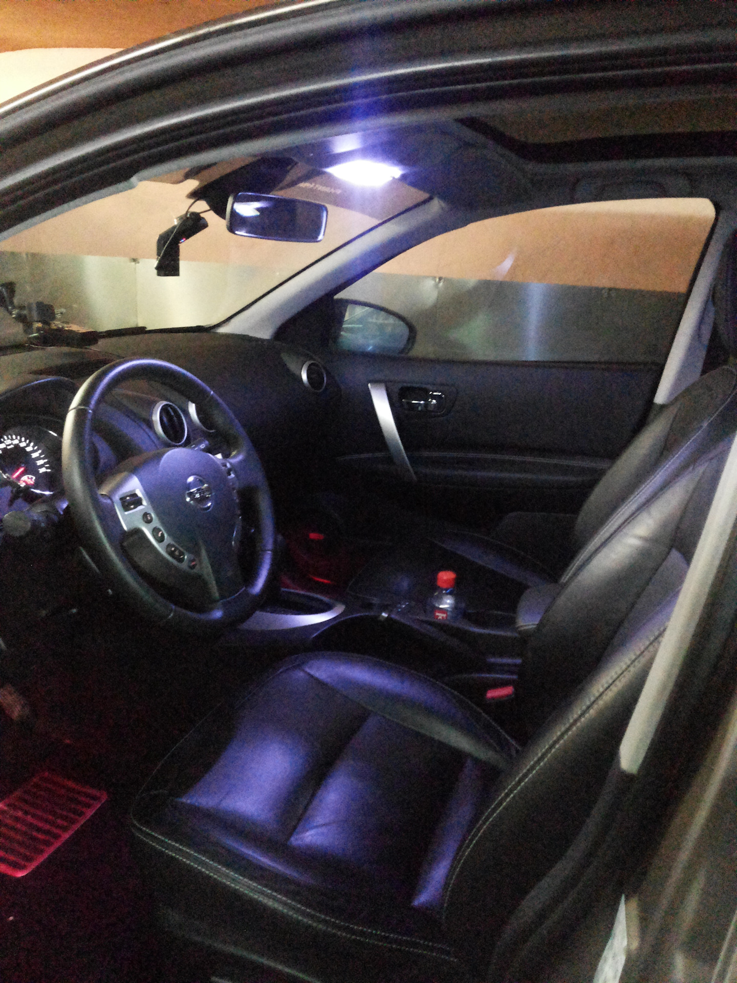 кашкай подсветка салона