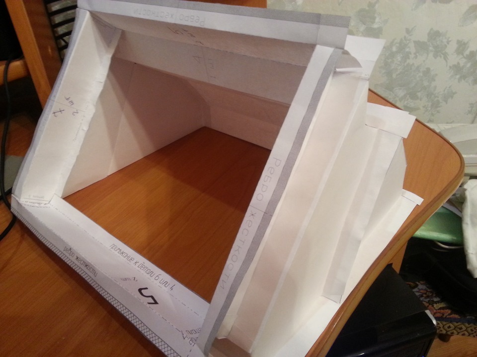 Собрал адаптер салонного фильтра из бумаги — Lada 2114, 1,6 л, 2007 ...