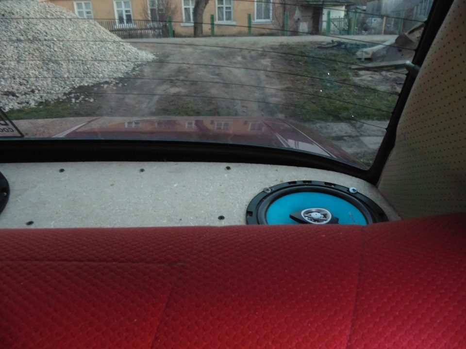 Установка и подключение сабвуфера MYSTERY MJS 12F:) — Lada 21065, 1,6 л ...