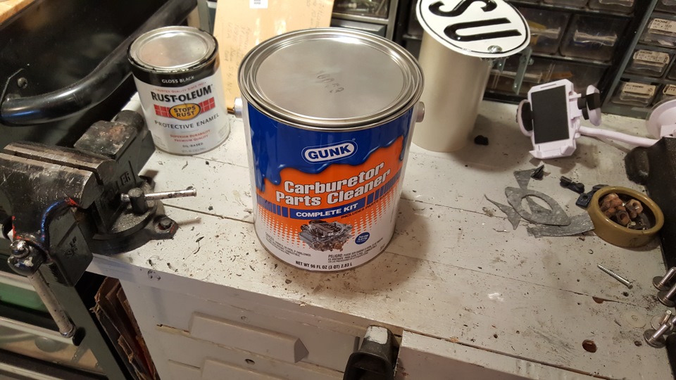 GUNK Carburetor & Parts Cleaner with Dip Basket