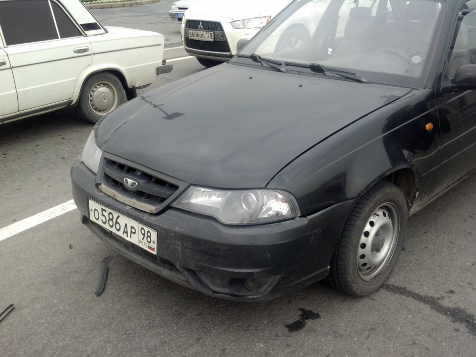 Первое ДТП супруги — Daewoo Nexia (N150), 1,5 л, 2009 года | ДТП | DRIVE2