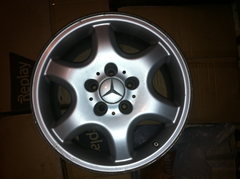 Диск R16 — Mercedes-Benz CLK (W208), 2 л, 2000 года | колёсные диски ...