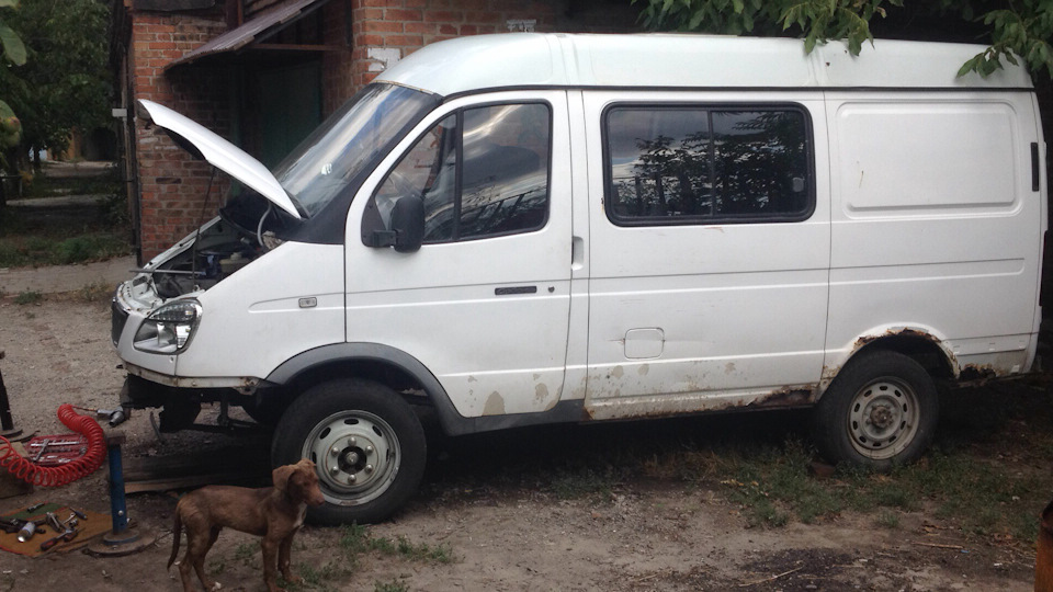 Замена передней подвески на балку газели — ГАЗ Соболь, 2,5 л, 2004 года ...