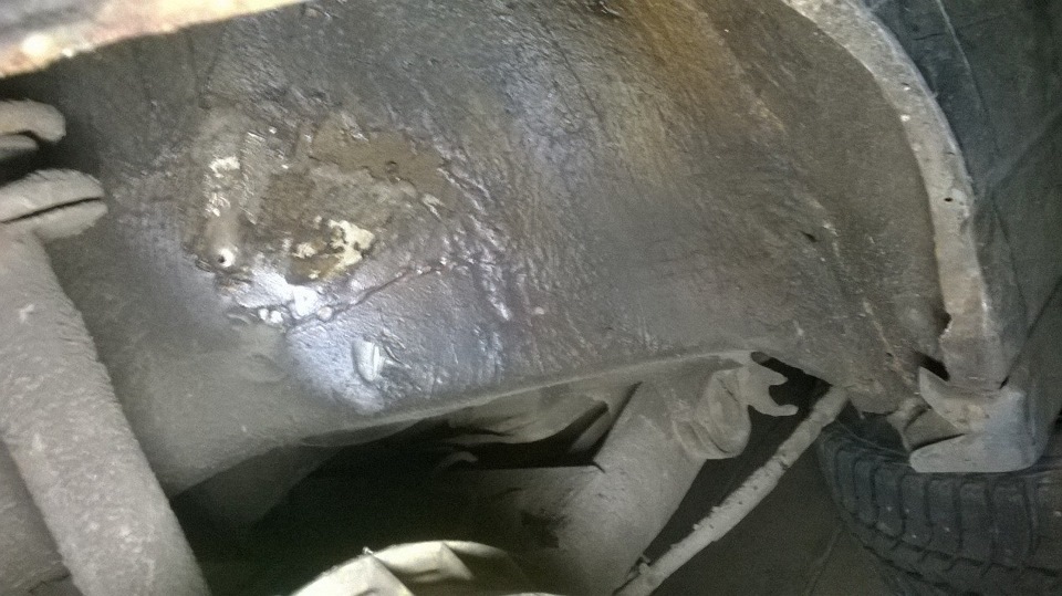 Короб ЧВ 10, покраска и установка распорки передней, Снятие подкрылков ...