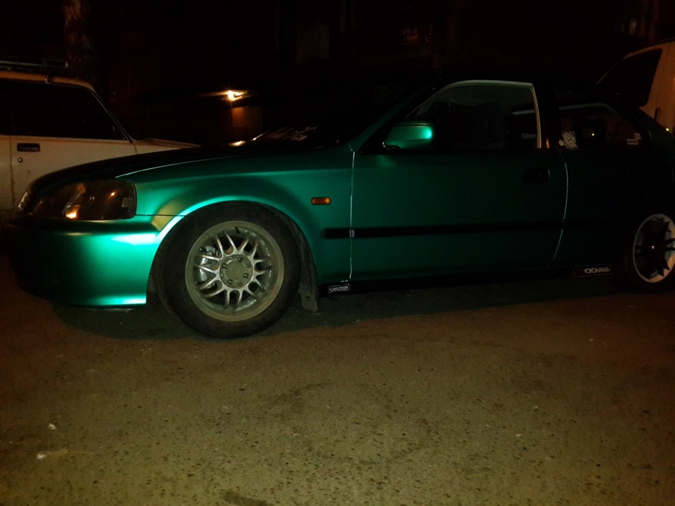 Зимние колеса, ТО и фетиш ^_^ — Honda Civic Hatchback (6G), 1,5 л, 2000 ...