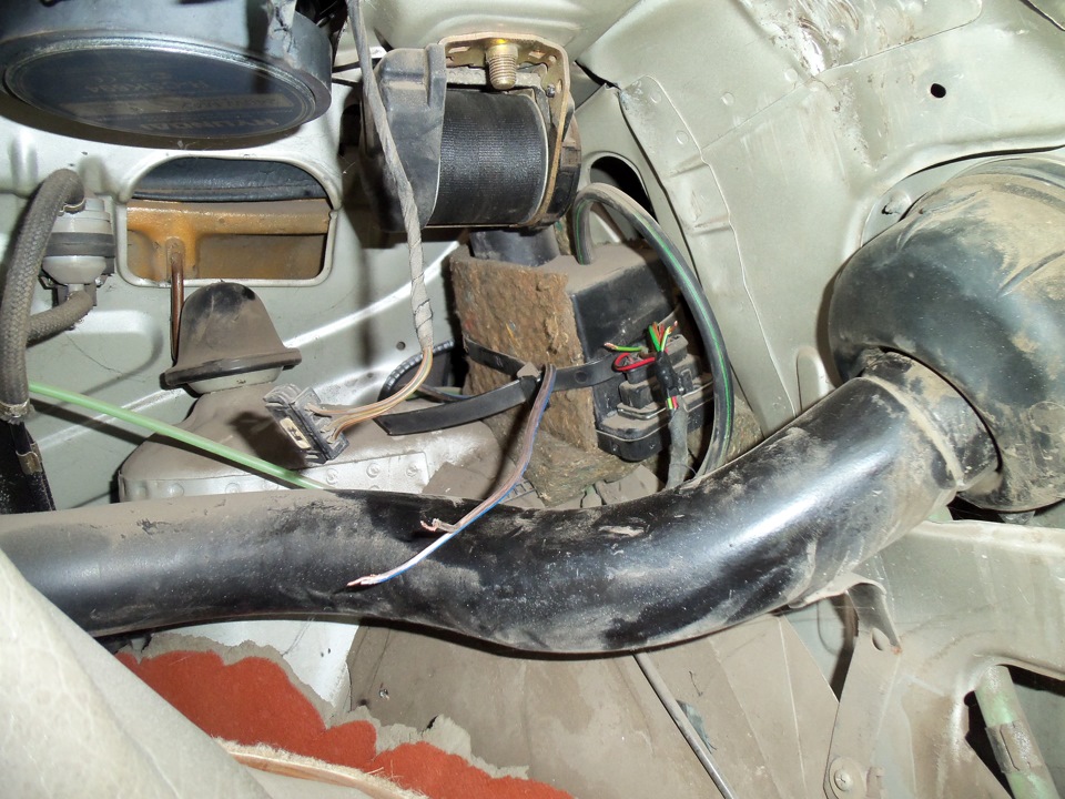 установка сигнализации шериф ( Sheriff ) — Audi 80 (B3), 1,8 л, 1988 ...