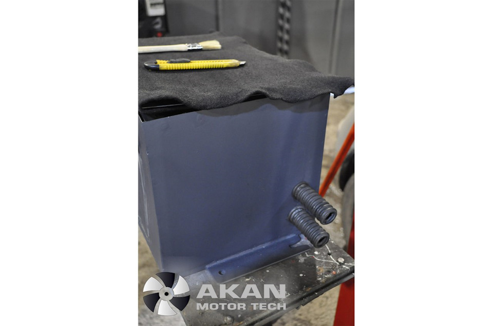 Изготовление ящика АКБ, и перенос АКБ в багажник в ВАЗ 2107 "цербер ...