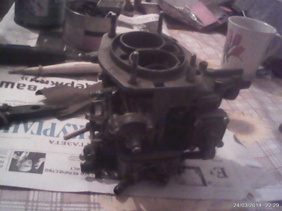 Переборка карбюратора Weber Ваз 2101 — Lada 21074, 1,3 л, 2000 года ...