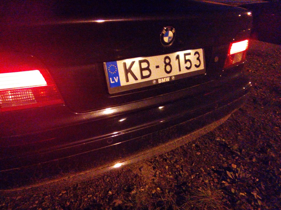 LED подсветка номера — BMW 5 series (E39), 3 л, 2000 года | стайлинг ...
