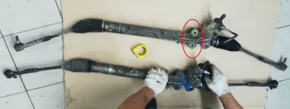 Самодельный сайлентблок в рулевую рейку — Toyota Crown (S170), 2,5 л ...