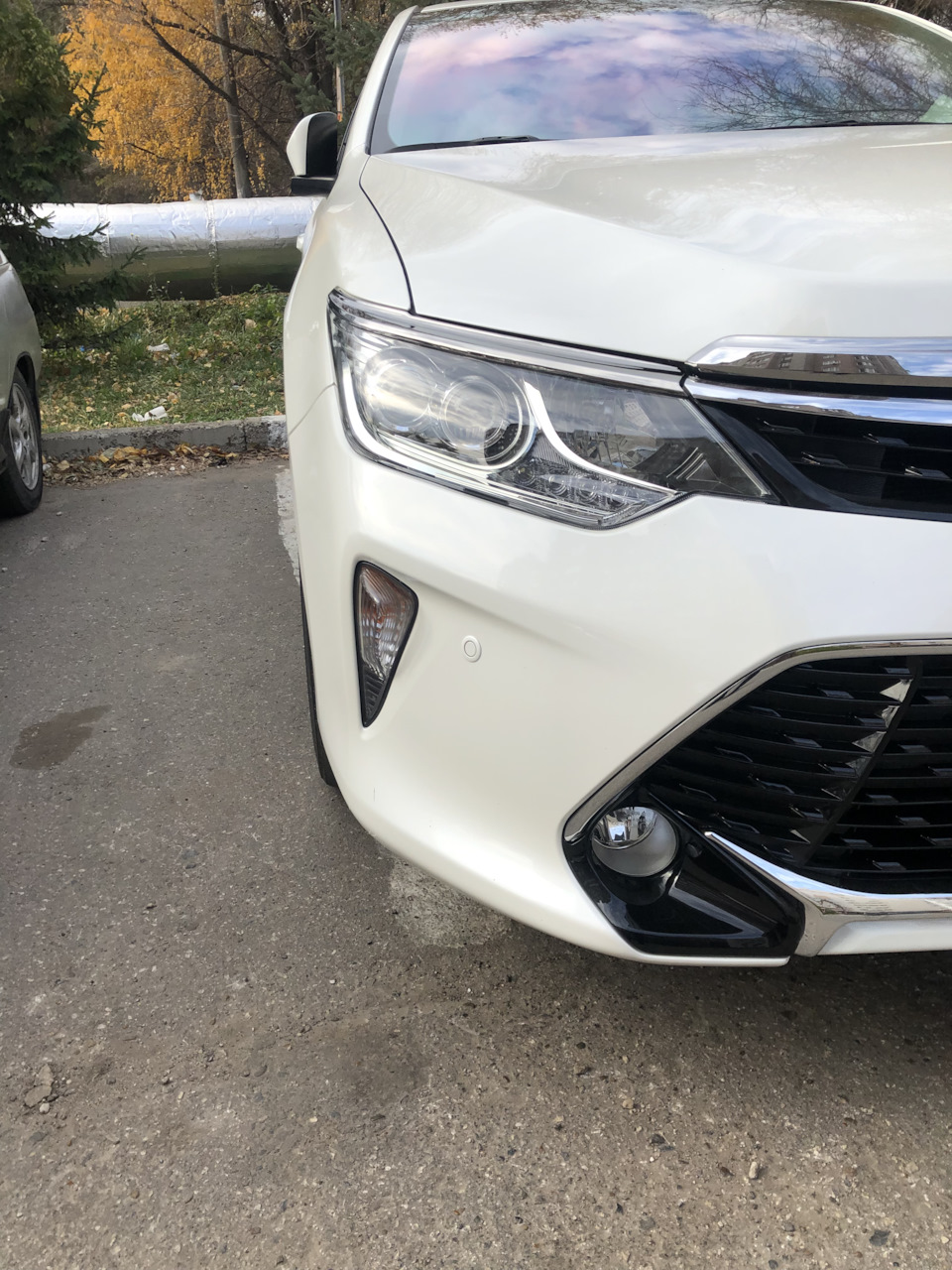 Двух линзованные фары на 55ку — Toyota Camry (XV50), 2 л, 2017 года |  тюнинг | DRIVE2