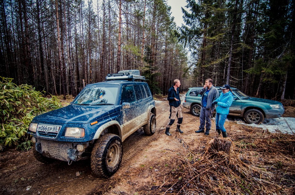 на полянке — Subaru Forester (SG)