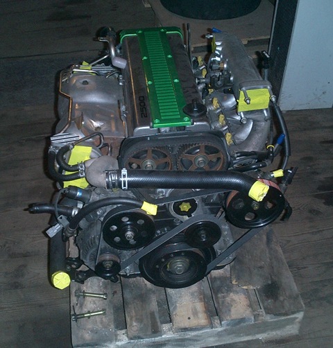 Assembled the motor - Toyota Cresta 25 L 1984