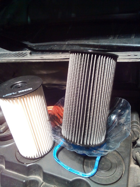 Сравнение топливных фильтров 4 замены — Volkswagen Caddy (3G), 1,9 л ...