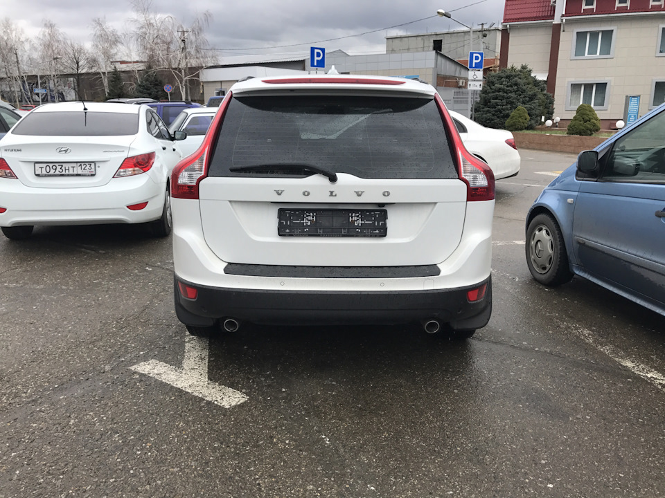 Замена ГРЗ — Volvo XC60 (1G), 2,4 л, 2012 года | покупка машины | DRIVE2