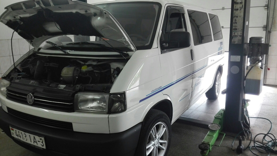 ДВС с шарана … как это было — Volkswagen Transporter T4, 1,9 л, 1999 ...
