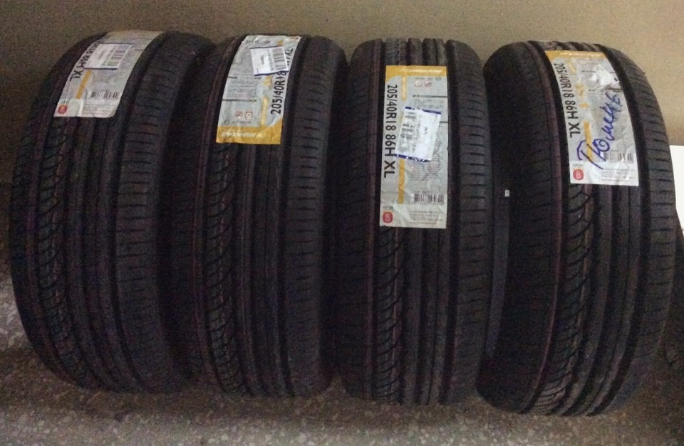 Резина 205/40r18 — Opel Astra H GTC, 1,8 л, 2008 года | шины | DRIVE2