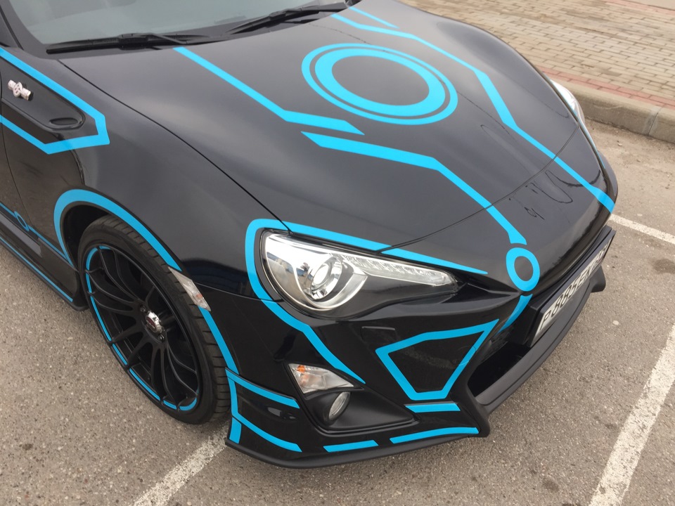 Gt86 Toyota светоотражающая