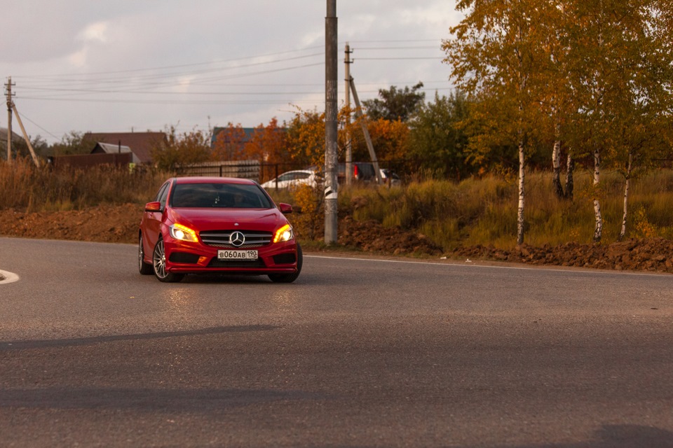 Просто так! — Mercedes-Benz A-Class (W176), 1,6 л, 2014 года | просто ...