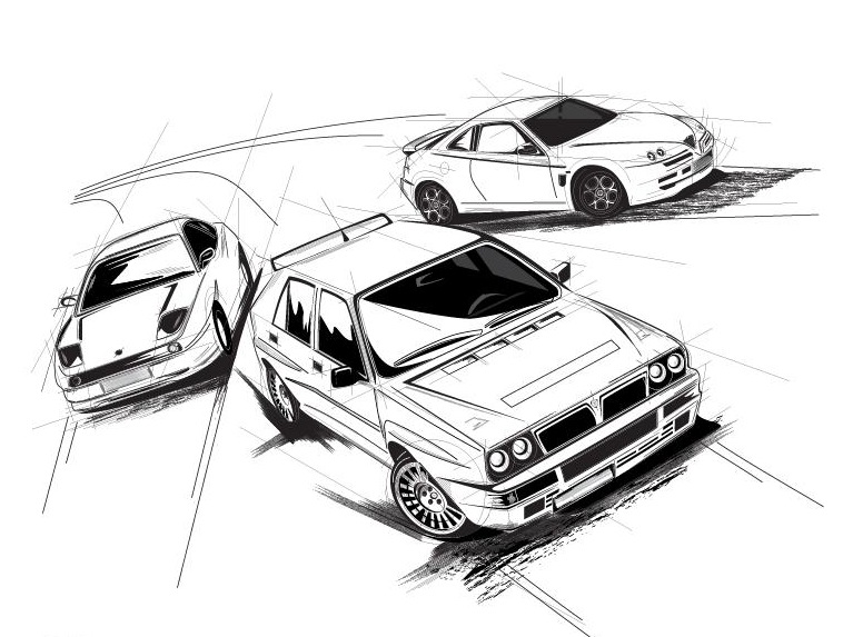Машина рисунок графика. Автомобиль рисунок. Эскиз автомобиля. Зарисовки машин. Скетчи автомобилей.