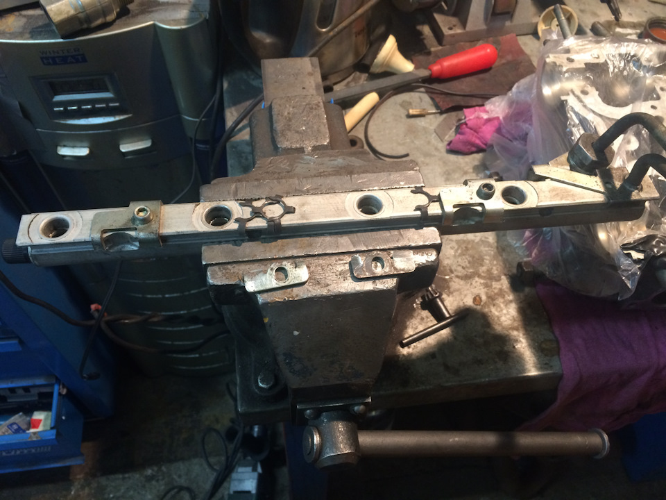 Как поставить субару форсунки в рампу с/о без всяческих переходников ...