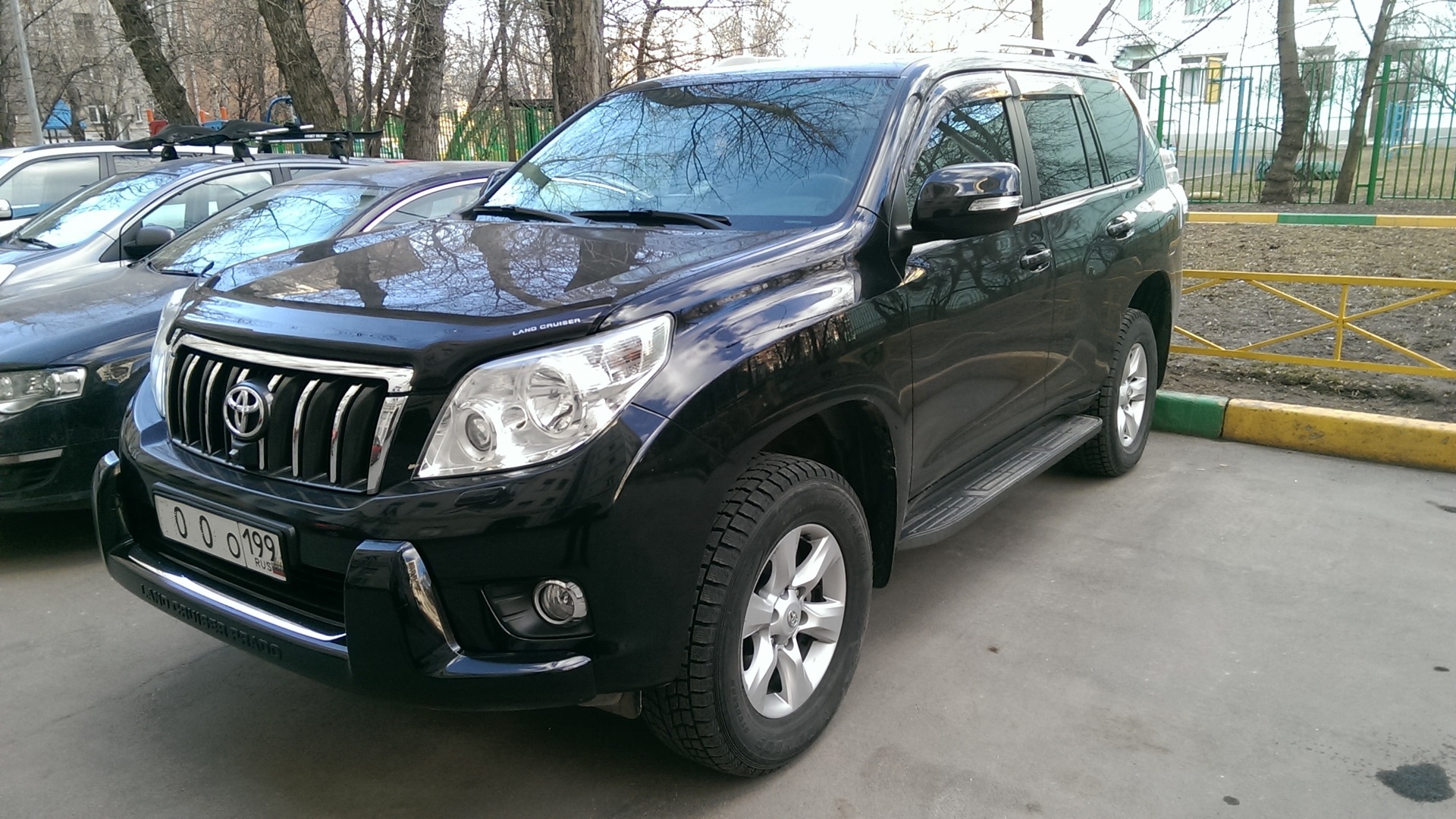 Toyota Land Cruiser Prado 150-series 2.7 дизельный 2011 | Черный Арабский  жеребец на DRIVE2