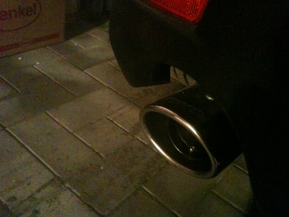 Насадка на глушитель — Mazda 3 (2G) BL, 1,6 л, 2011 года | аксессуары ...